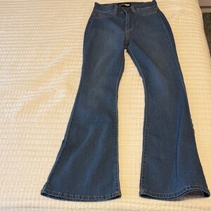 Fashion Nova Dark Blue Flare Jeans